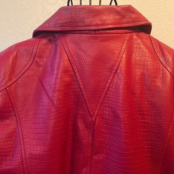 Terry Lewis red leather jacket - Picture 3 of 13
